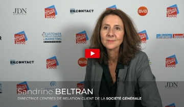 L’interview du mois : Sandrine BELTRAN, Directrice Centres de Relation Client de la Société Générale