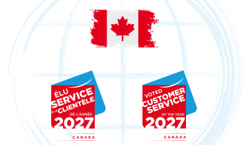 L’Élection du Service Client de l’Année traverse l’Atlantique et s’installe au Canada !